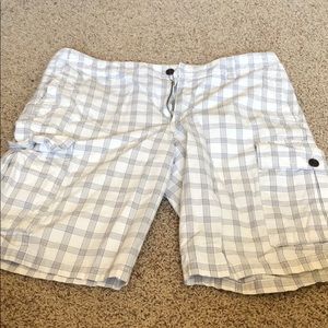 Men’s white Dockers shorts